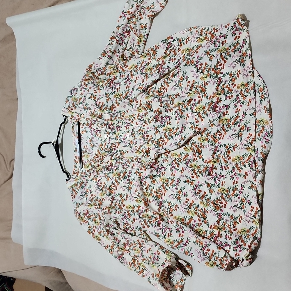 Women's Rose & Olive Blouse 3x